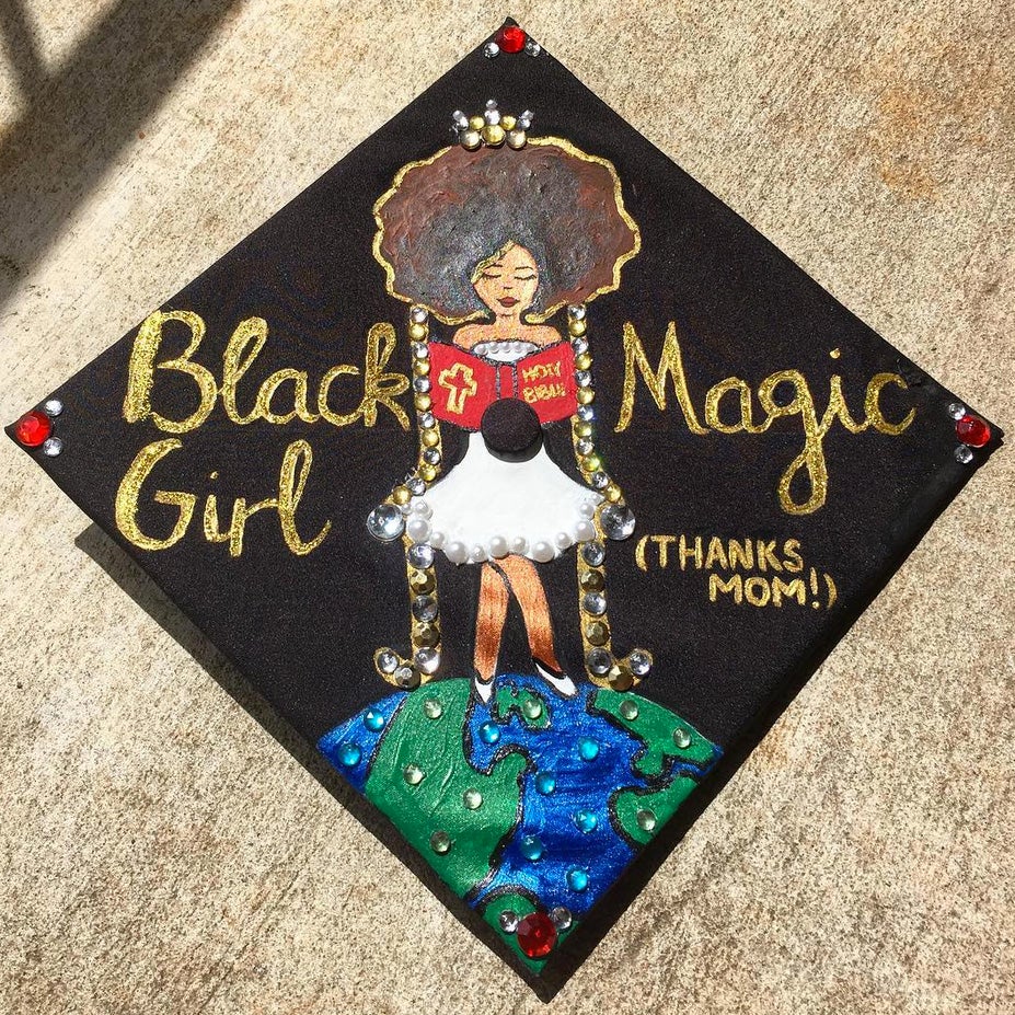 Cheers to Black Grads! 32 Of The Best Graduation Caps We've Seen This Year
